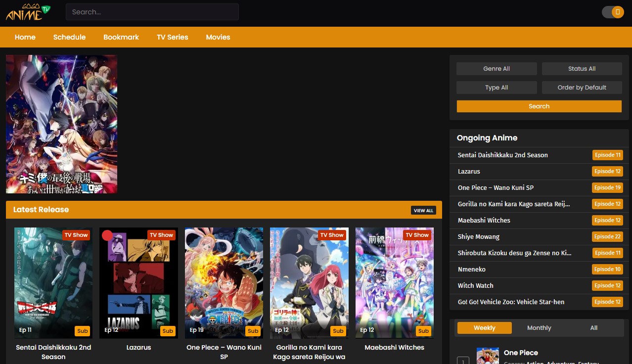 Gogoanime anime streaming
